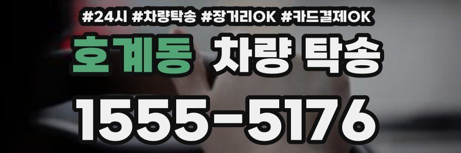 호계동 차량 탁송