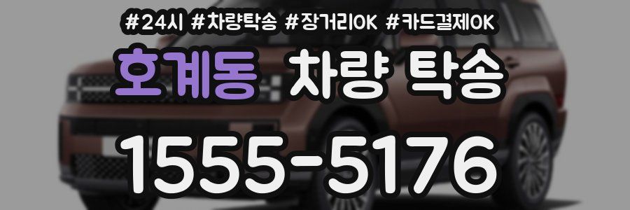 호계동 차량 탁송