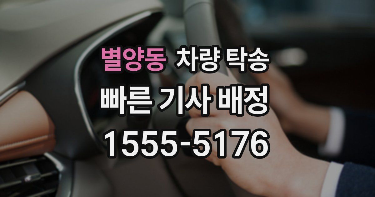 별양동 차량 탁송
