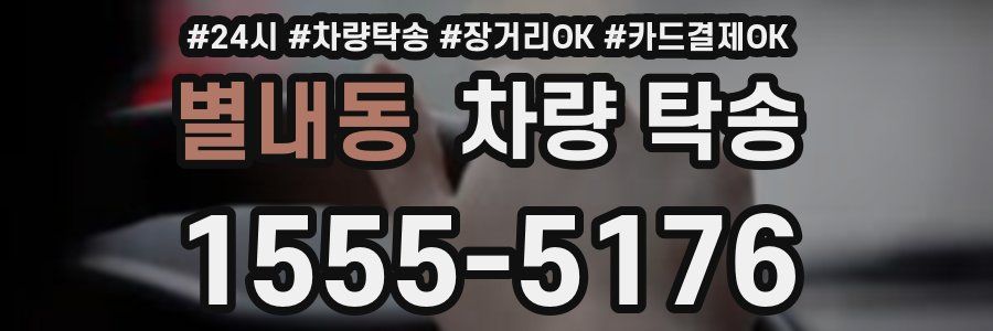 별내동 차량 탁송