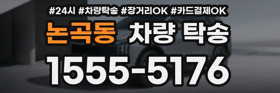 논곡동 차량 탁송