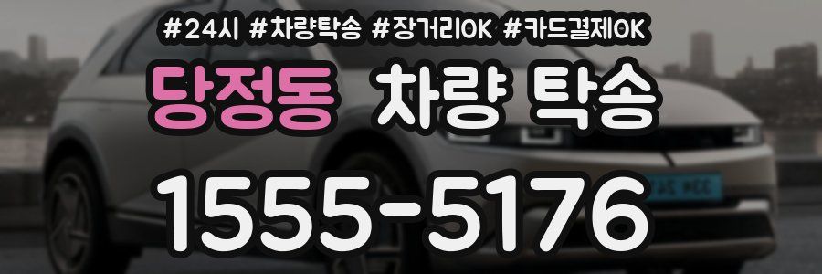 당정동 차량 탁송