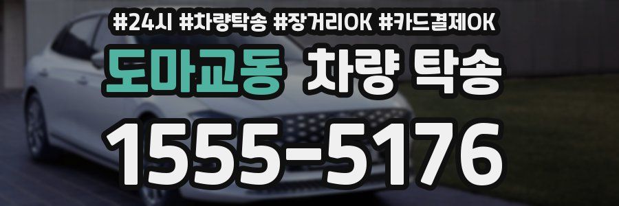 도마교동 차량 탁송