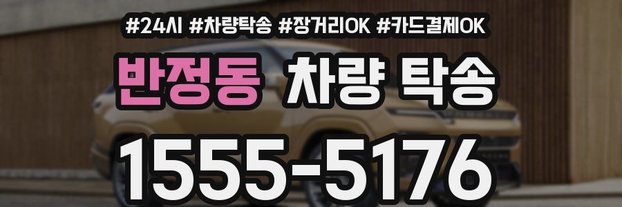 반정동 차량 탁송