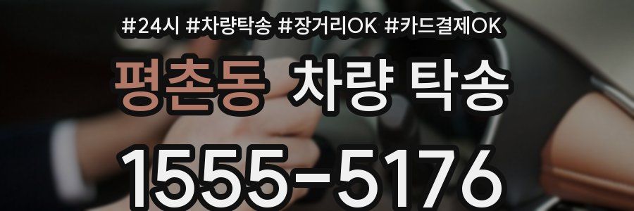 평촌동 차량 탁송