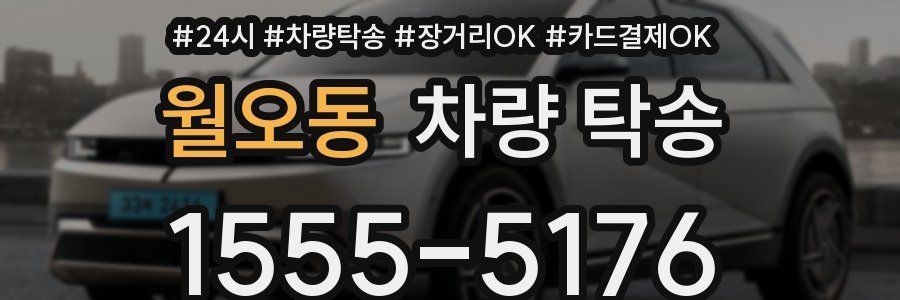 월오동 차량 탁송