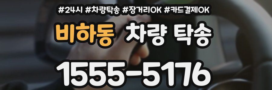 비하동 차량 탁송