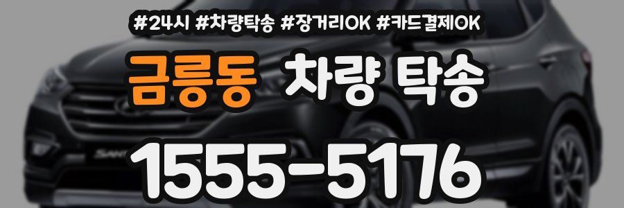 금릉동 차량 탁송