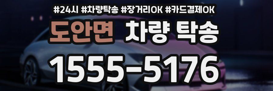 도안면 차량 탁송