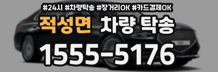 적성면 차량 탁송