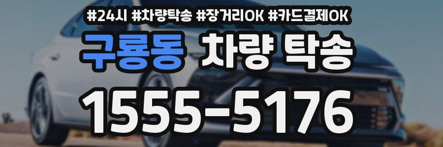 구룡동 차량 탁송