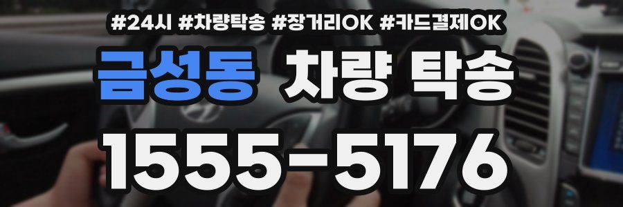 금성동 차량 탁송