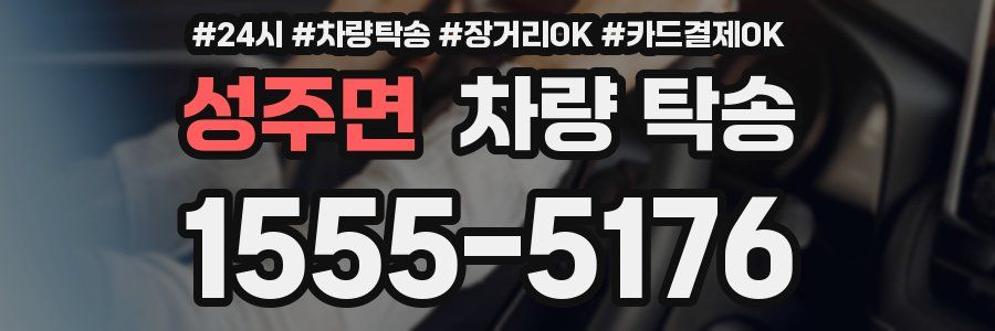 성주면 차량 탁송