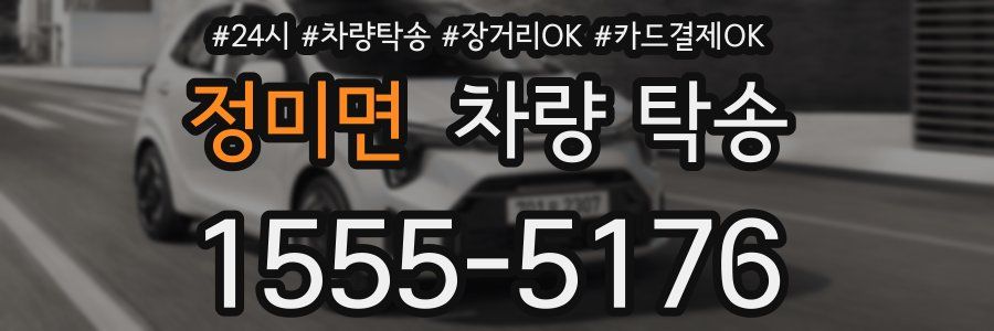 정미면 차량 탁송