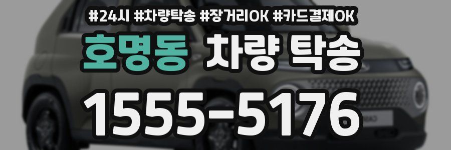 호명동 차량 탁송