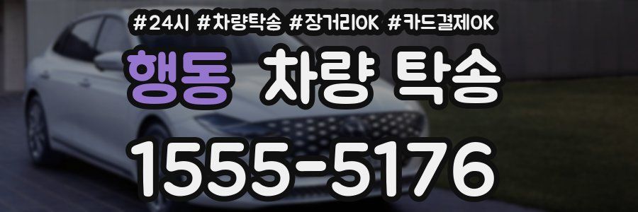 행동 차량 탁송