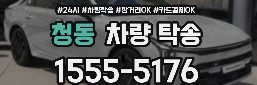 청동 차량 탁송