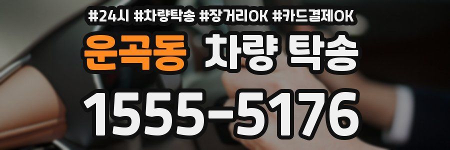 운곡동 차량 탁송