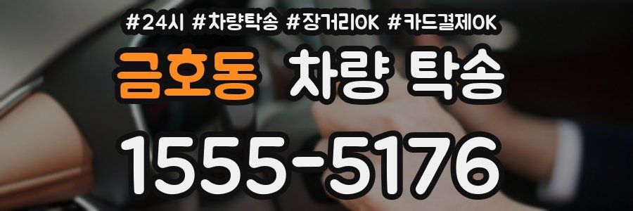 금호동 차량 탁송