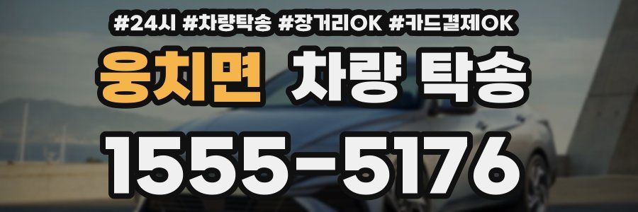 웅치면 차량 탁송