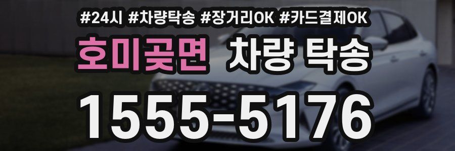 호미곶면 차량 탁송