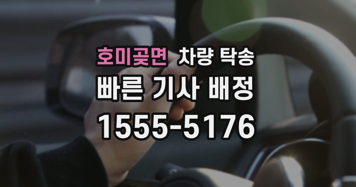 호미곶면 차량 탁송