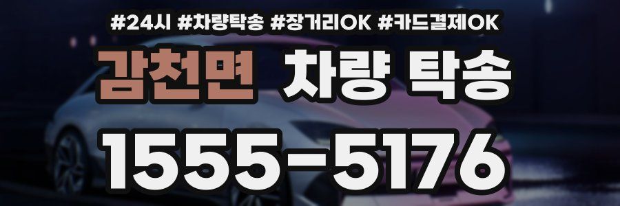 감천면 차량 탁송