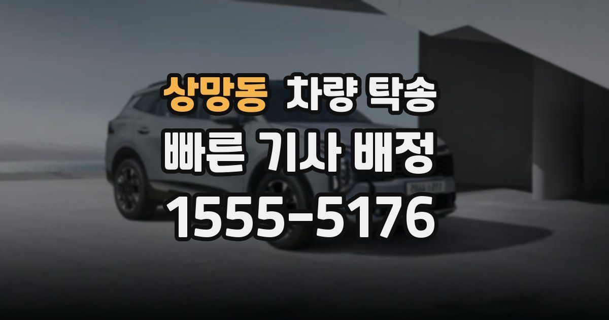 상망동 차량 탁송