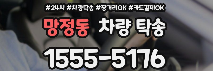 망정동 차량 탁송