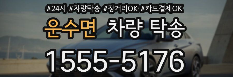 운수면 차량 탁송