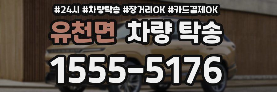 유천면 차량 탁송