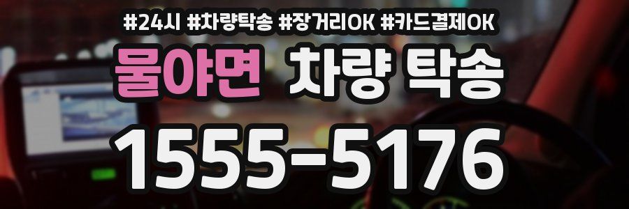 물야면 차량 탁송