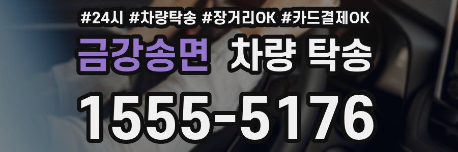 금강송면 차량 탁송