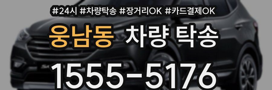 웅남동 차량 탁송