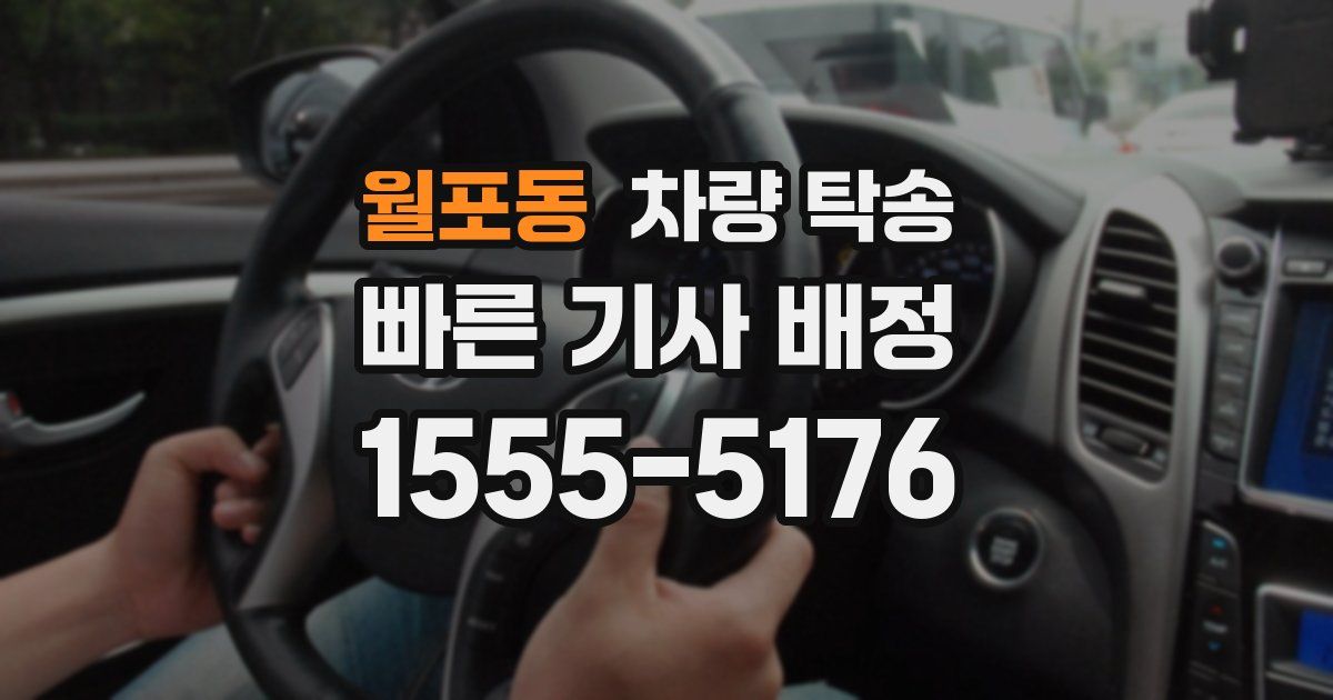 월포동 차량 탁송