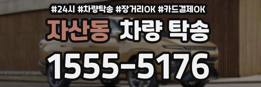자산동 차량 탁송