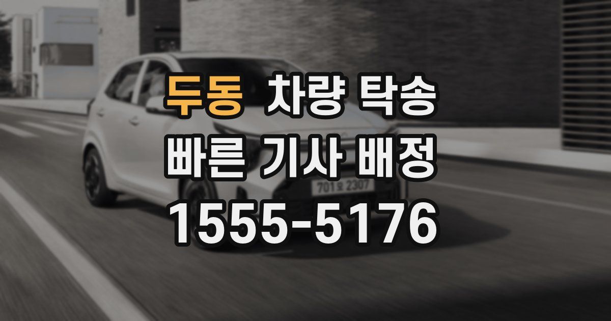 두동 차량 탁송