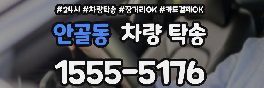 안골동 차량 탁송