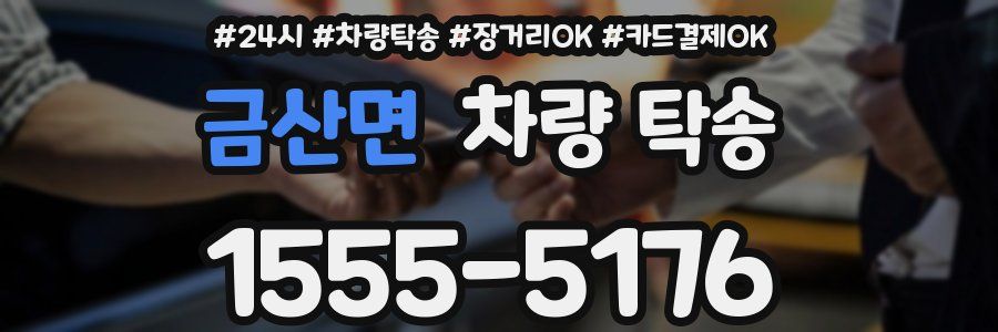 금산면 차량 탁송