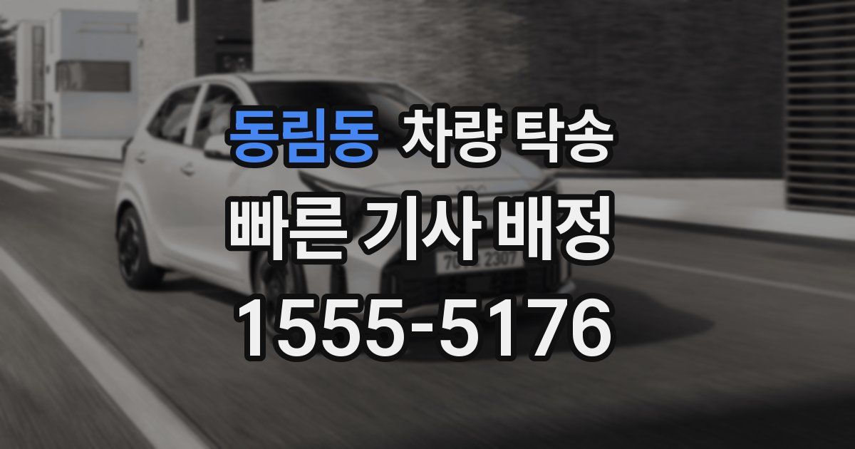 동림동 차량 탁송