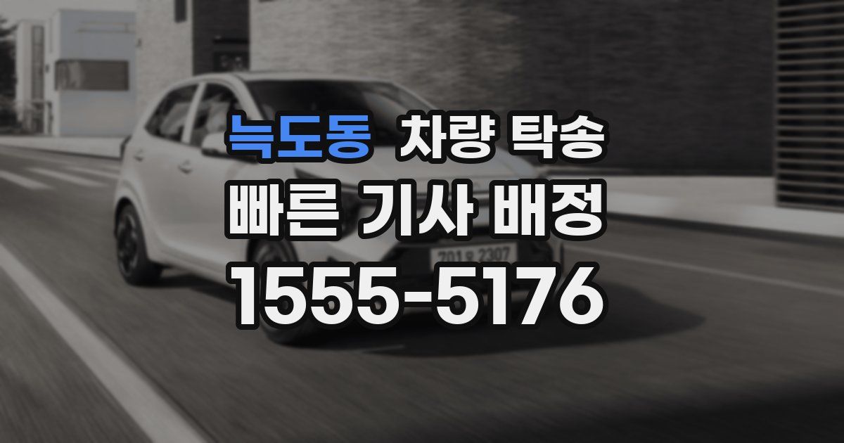 늑도동 차량 탁송