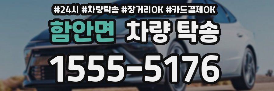 함안면 차량 탁송