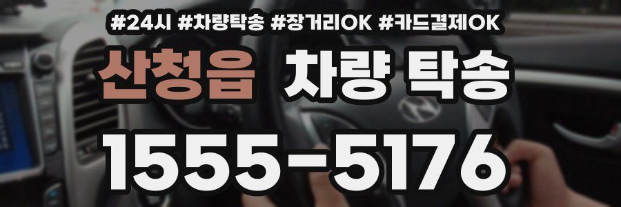 산청읍 차량 탁송