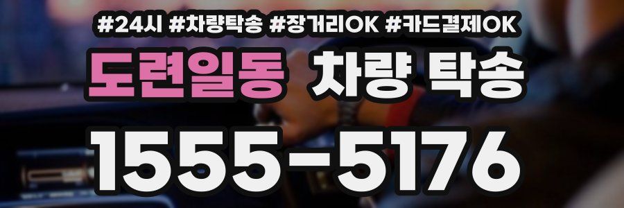 도련일동 차량 탁송