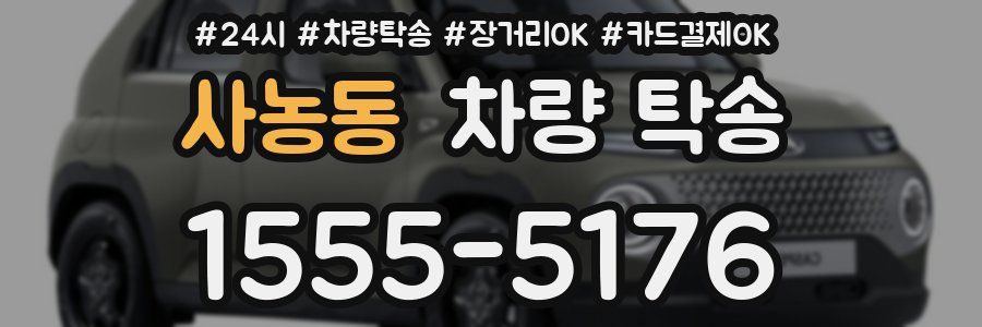 사농동 차량 탁송