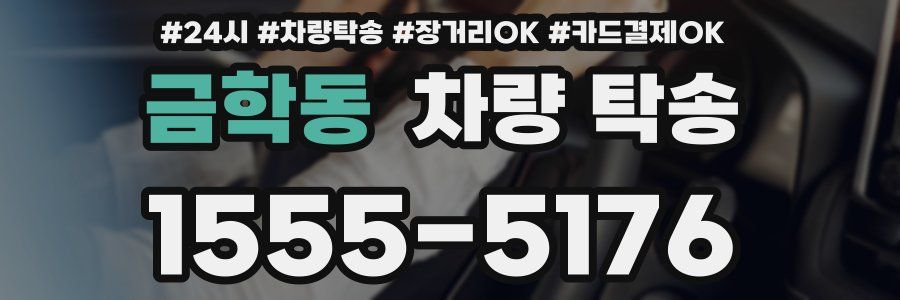 금학동 차량 탁송