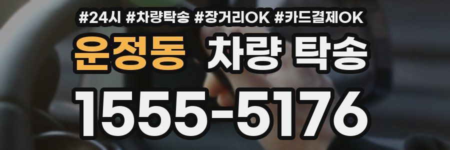 운정동 차량 탁송