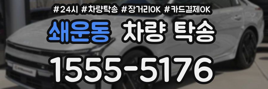 쇄운동 차량 탁송