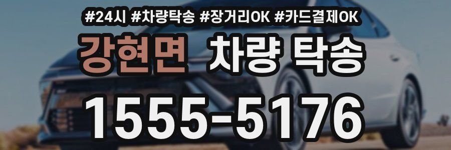 강현면 차량 탁송