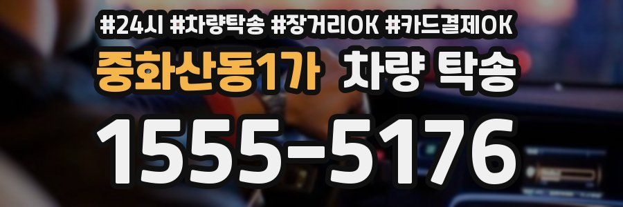 중화산동1가 차량 탁송